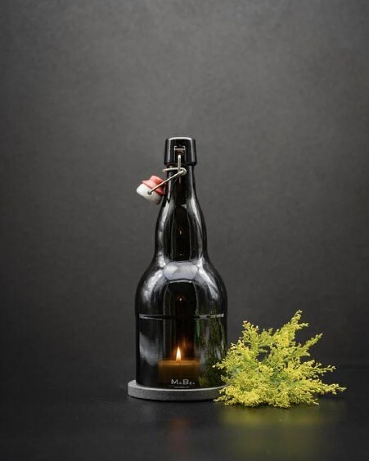 MaBe Windlicht - tolles Geschenk für alle Bier Fans