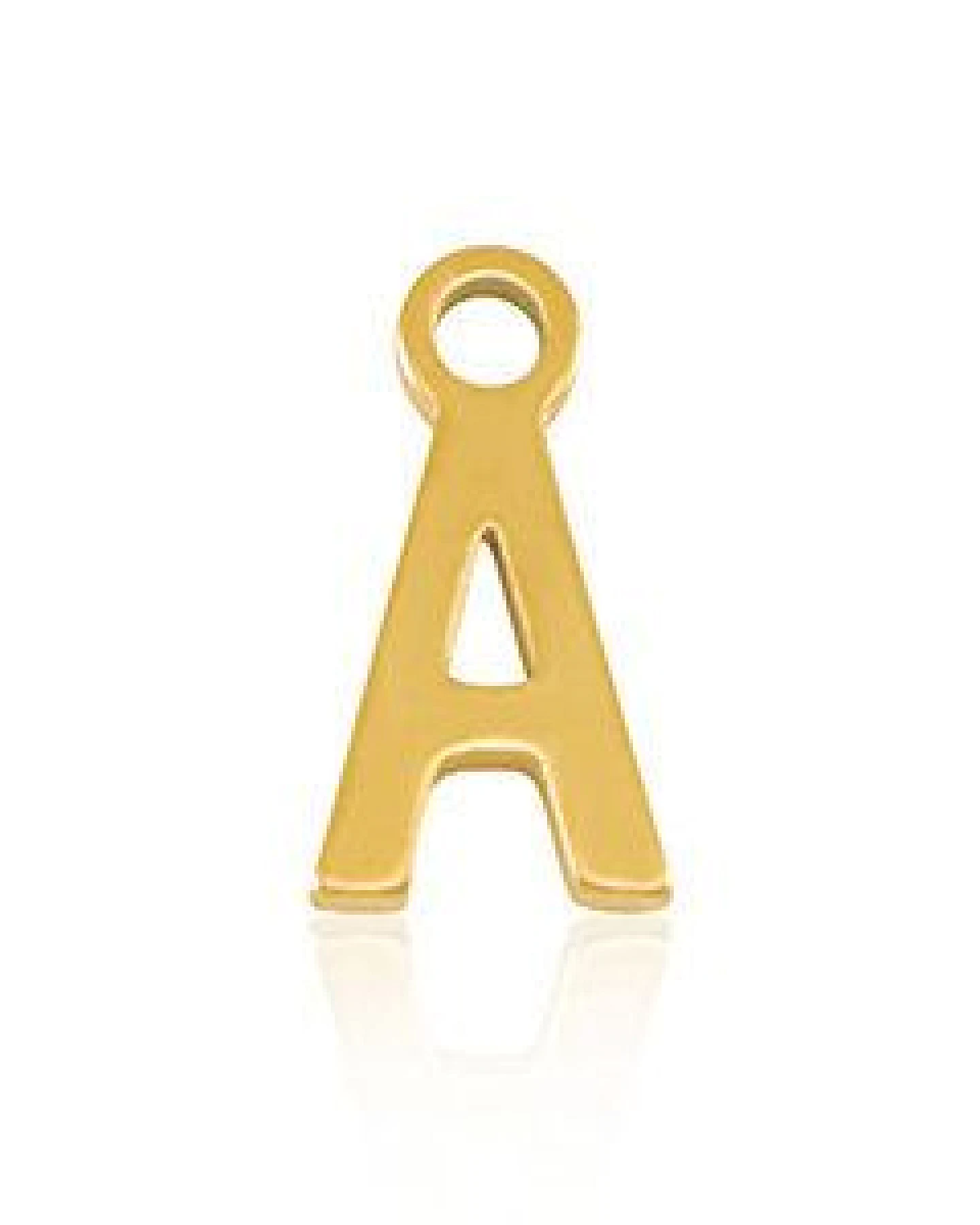 ELEKTROPULLI Feine Ohrringe mit Initial Anhänger (ca. 25mm + 9x5mm) – Ansicht 4