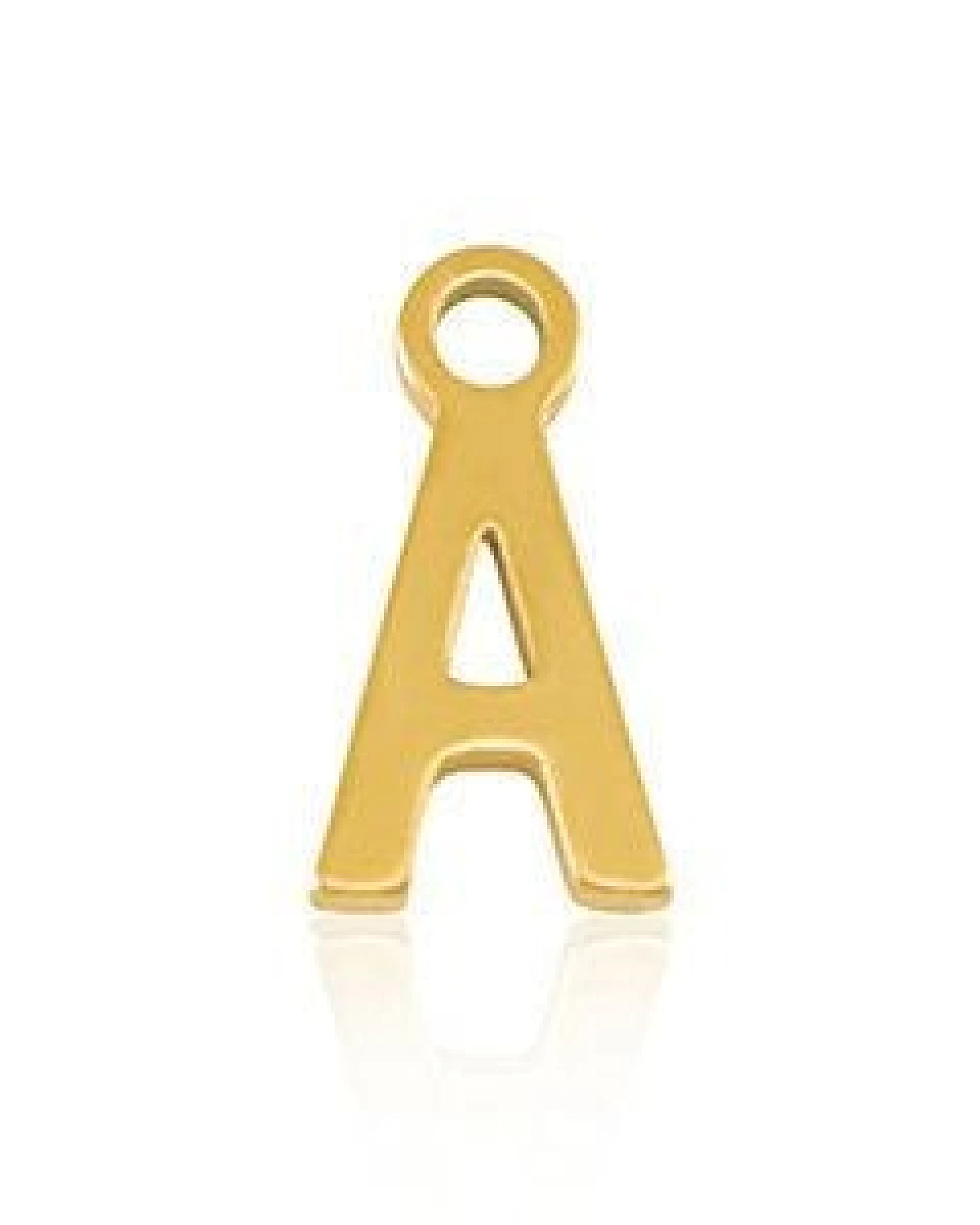 ELEKTROPULLI Feine Ohrringe mit Initial Anhänger (ca. 25mm + 9x5mm) – Ansicht 4