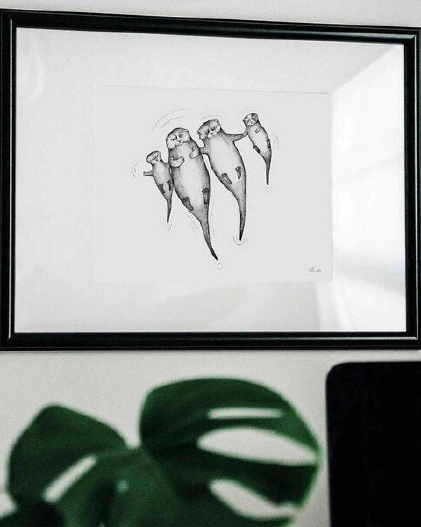 Kunstdruck »Die Otters« von LIGARTI – Ansicht 2