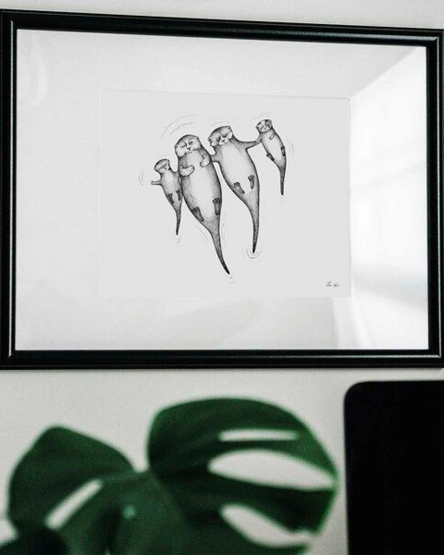 Kunstdruck »Die Otters« von LIGARTI – Ansicht 2