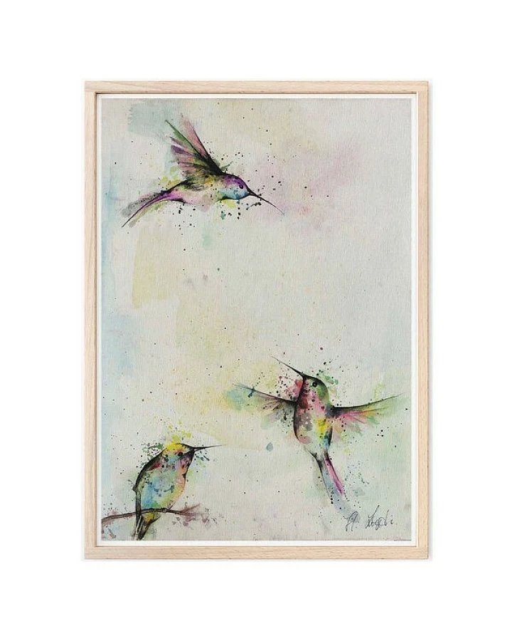 Kunstdruck »Drei Kolibris« von LIGARTI