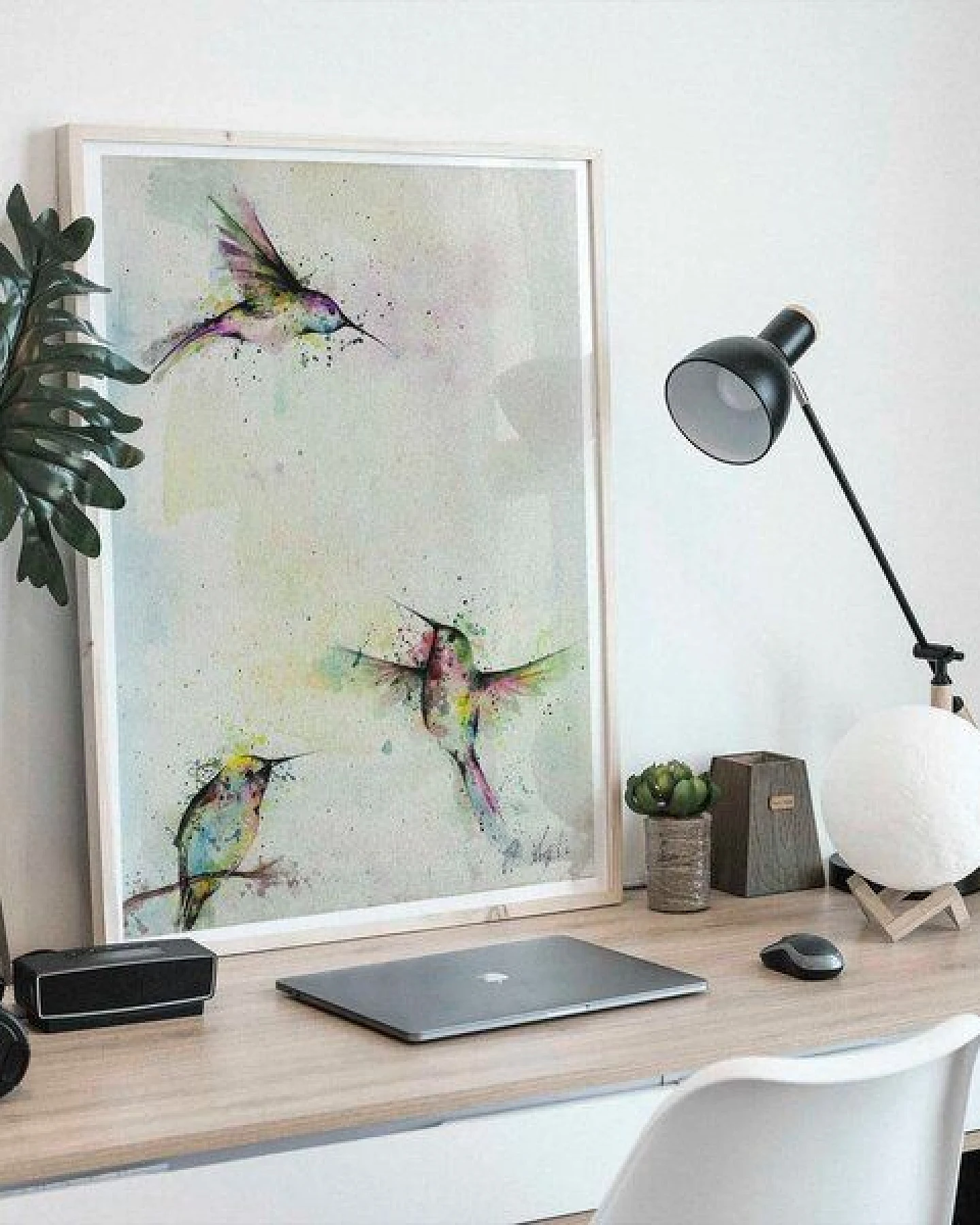 Kunstdruck »Drei Kolibris« von LIGARTI – Ansicht 2