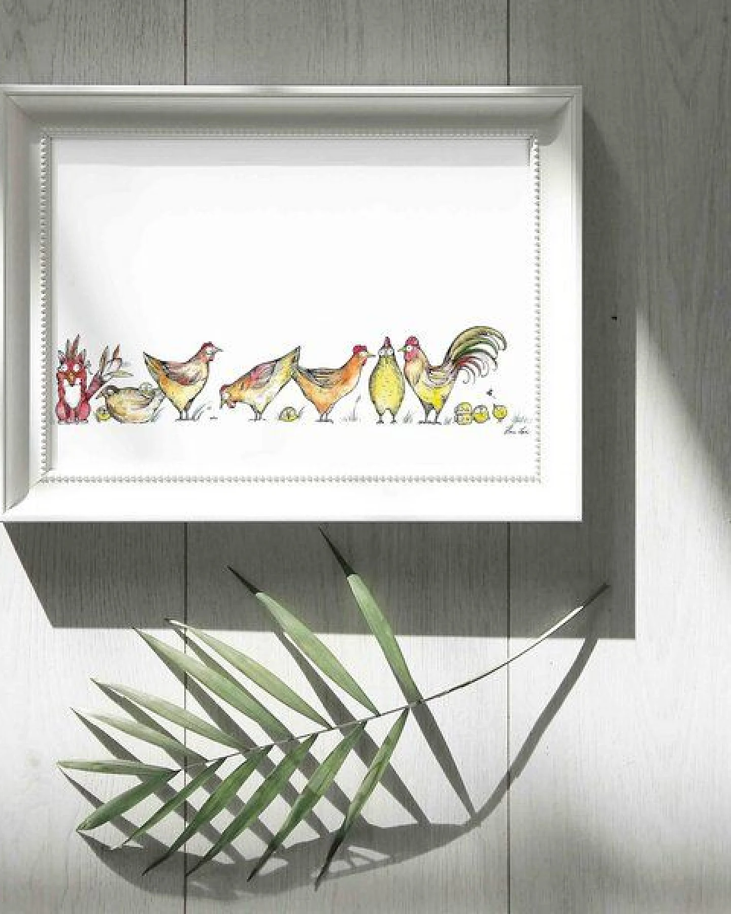 Kunstdruck »Fuchs im Hühnerpelz« von LIGARTI – Ansicht 2