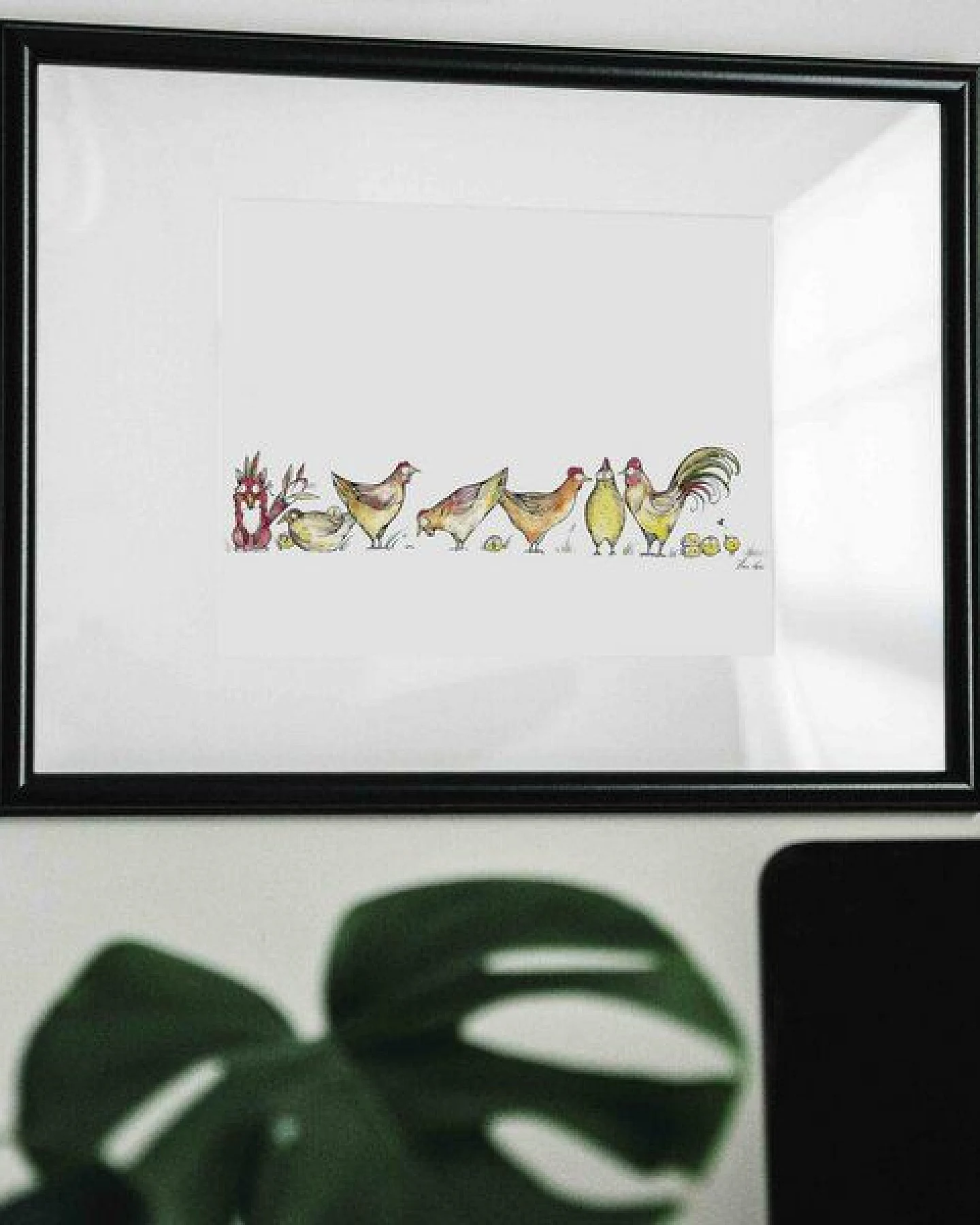 Kunstdruck »Fuchs im Hühnerpelz« von LIGARTI – Ansicht 2