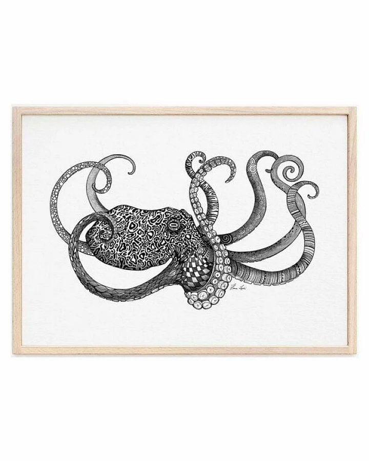Kunstdruck »Oktopus« von LIGARTI