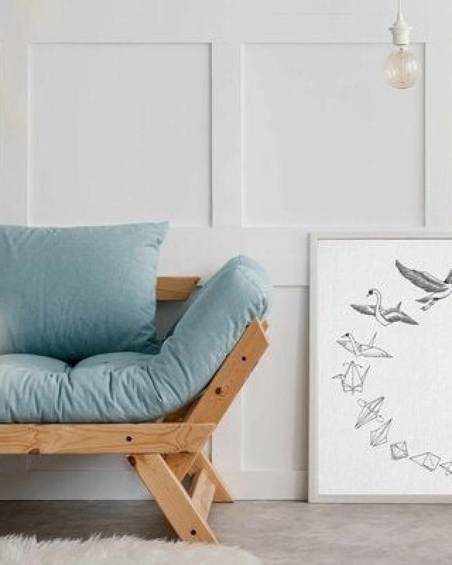 Kunstdruck »Origami Schwan« von LIGARTI – Ansicht 2