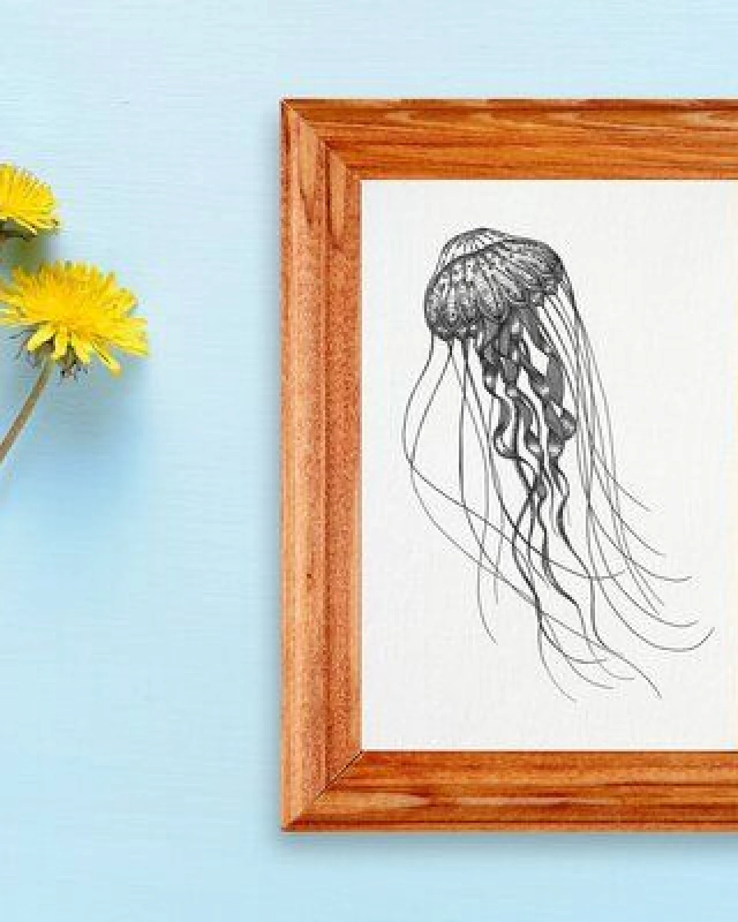 Kunstdruck »Tiefseequalle« von LIGARTI – Ansicht 2