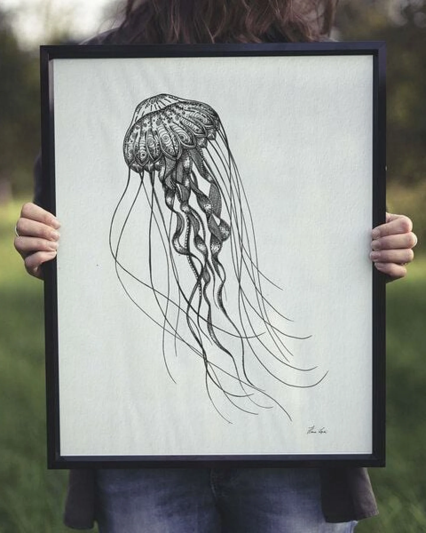 Kunstdruck »Tiefseequalle« von LIGARTI – Ansicht 4