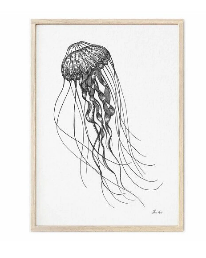 Kunstdruck »Tiefseequalle« von LIGARTI