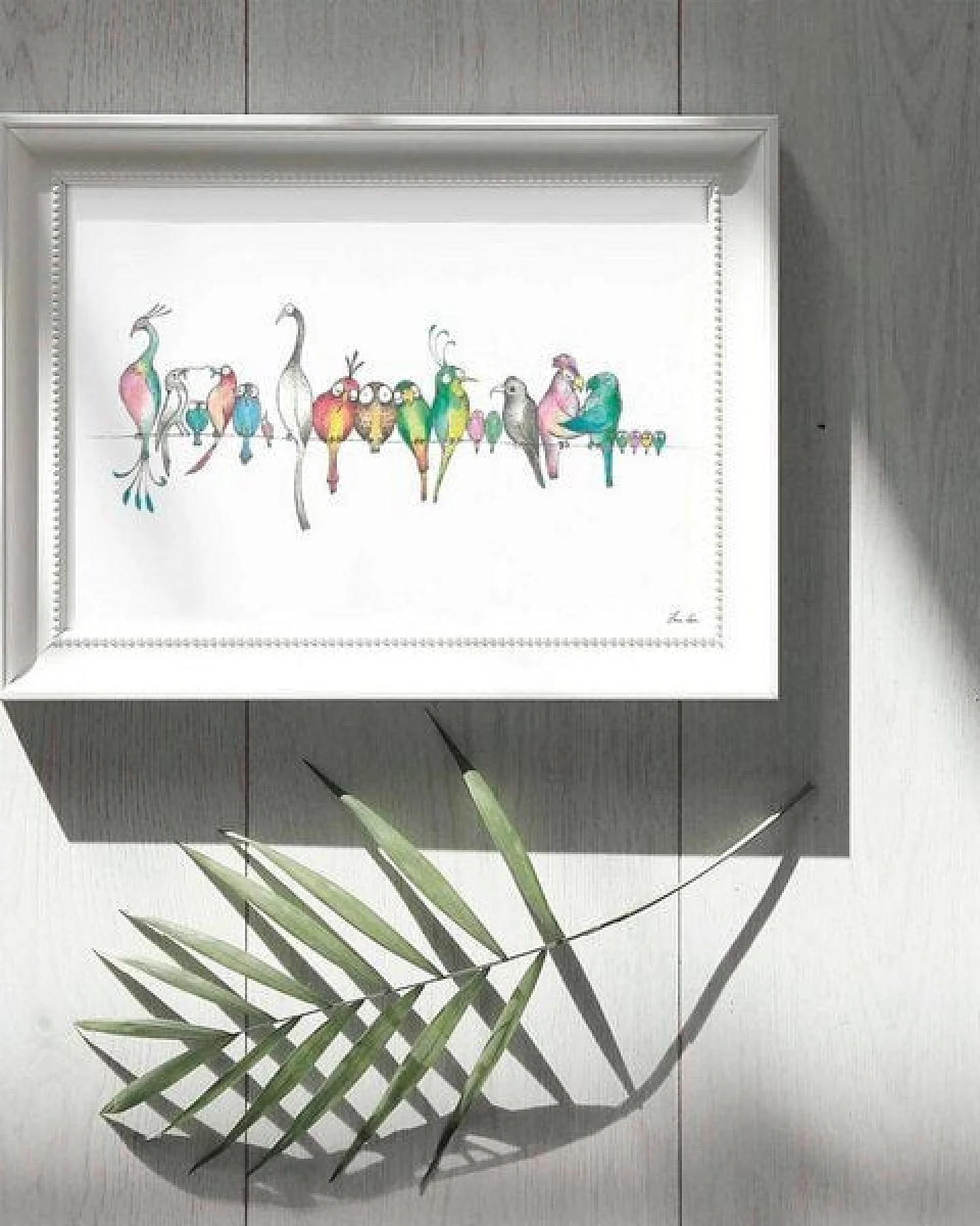 Kunstdruck »Vogelparade« von LIGARTI – Ansicht 3
