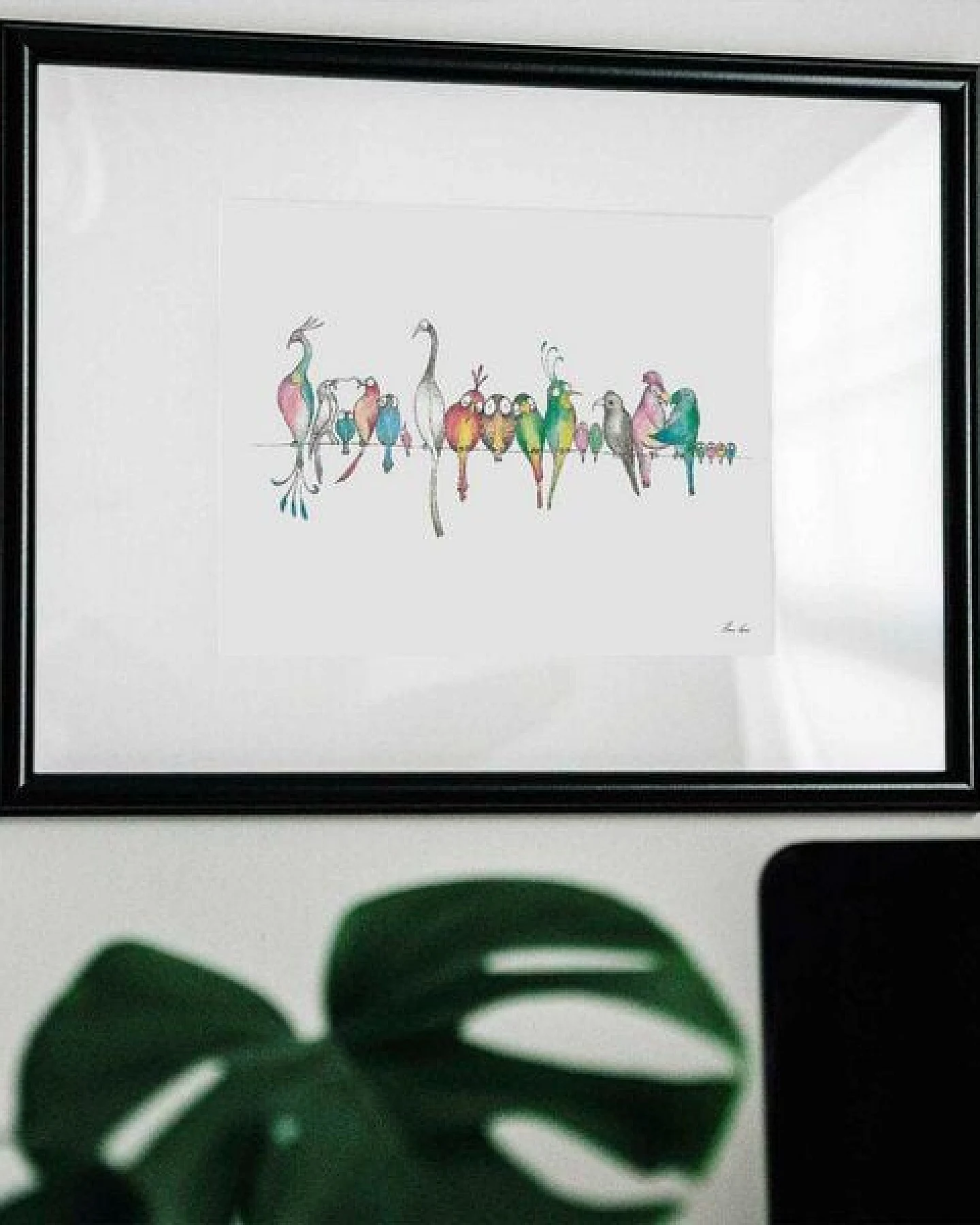 Kunstdruck »Vogelparade« von LIGARTI – Ansicht 4