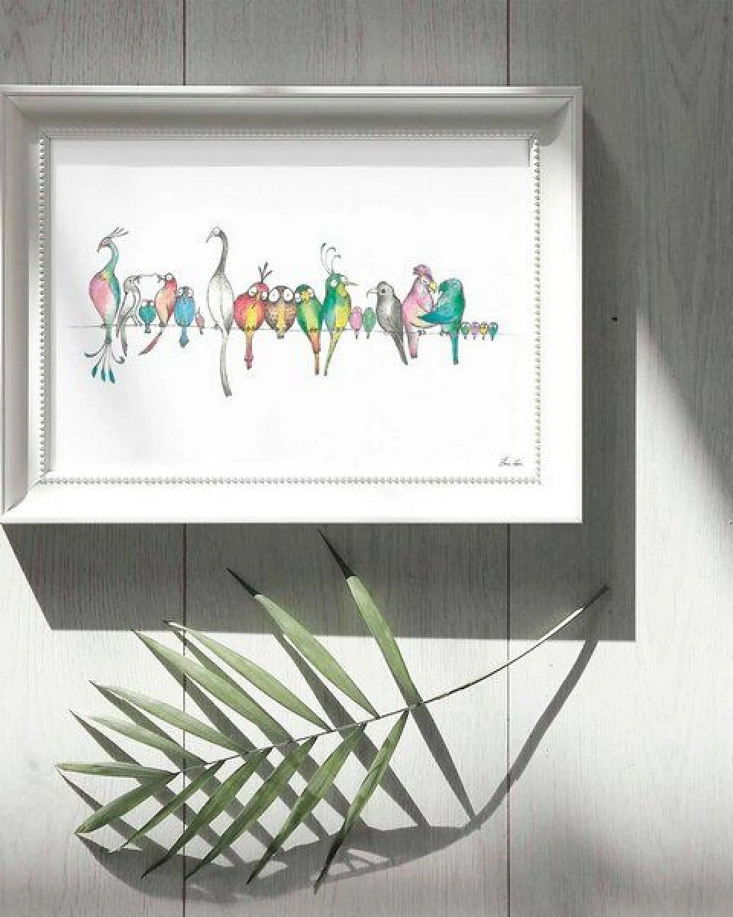 Kunstdruck »Vogelparade« von LIGARTI – Ansicht 3