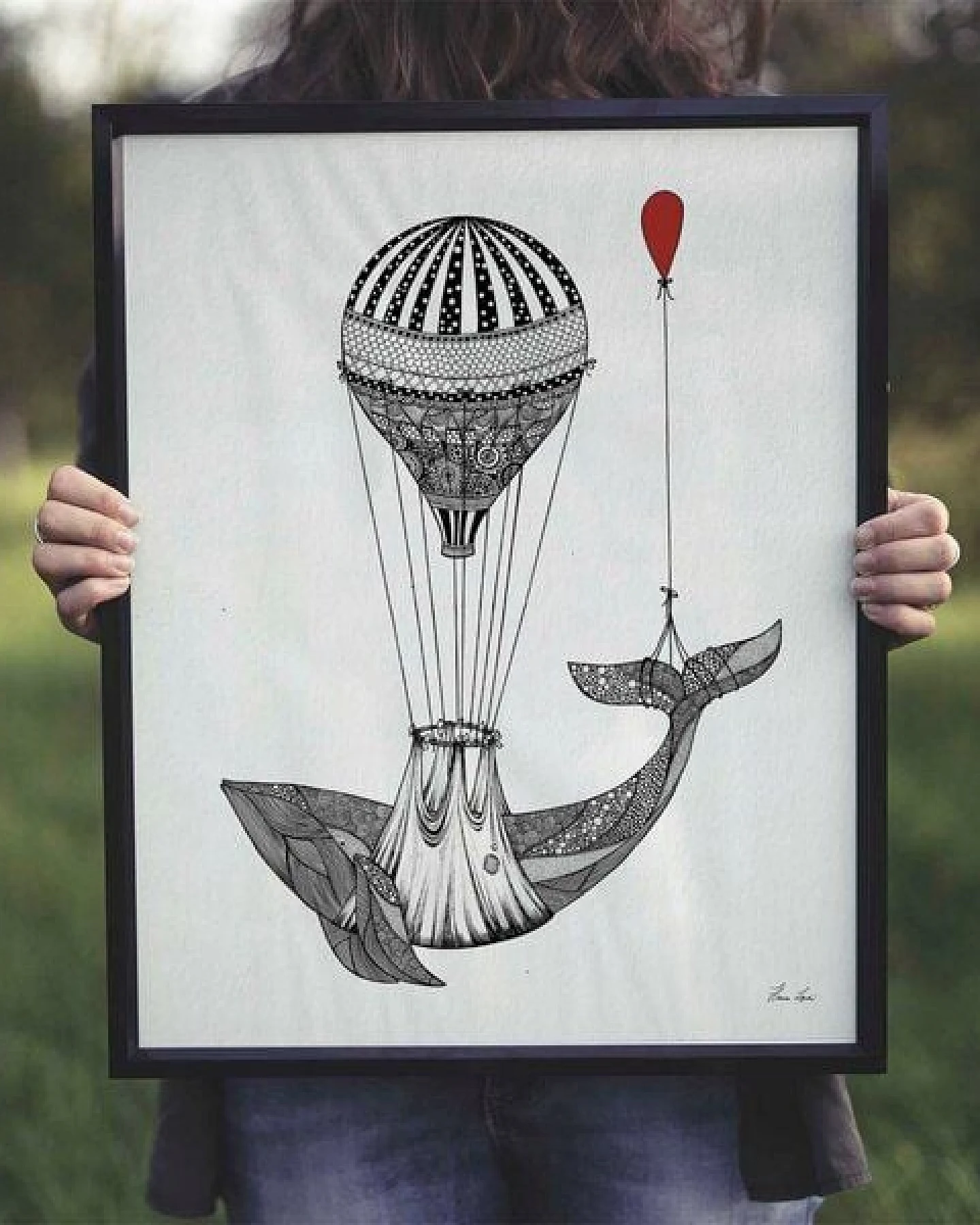 Kunstdruck »Waltransport« von LIGARTI – Ansicht 3