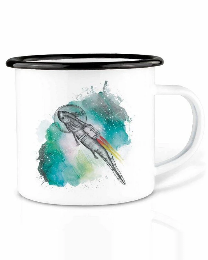 Emailletasse »Astrolotl« von LIGARTI