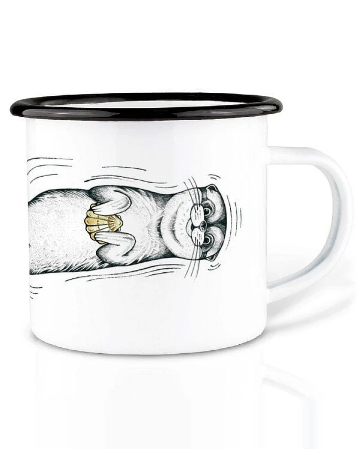 Emailletasse »Muschelotter« von LIGARTI