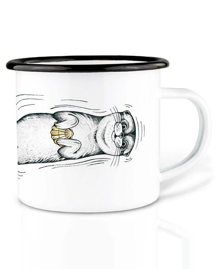 Emailletasse »Muschelotter« von LIGARTI