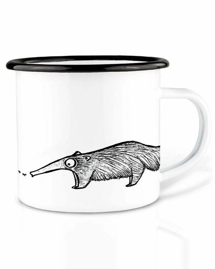 Emailletasse »Schleckbert« von LIGARTI