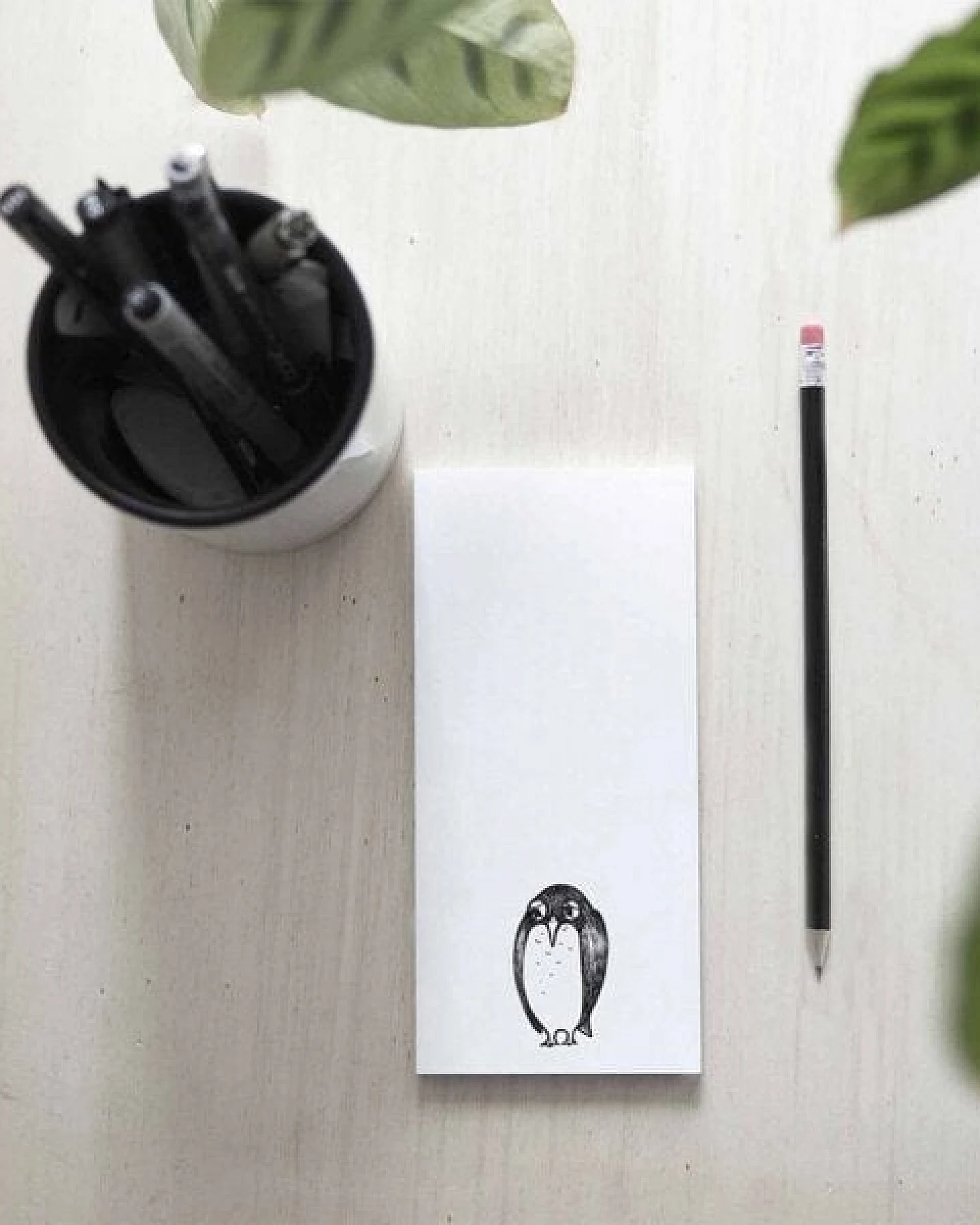 Notizblock 3er-Set »Pinguin Lovestory« von LIGARTI – Ansicht 3