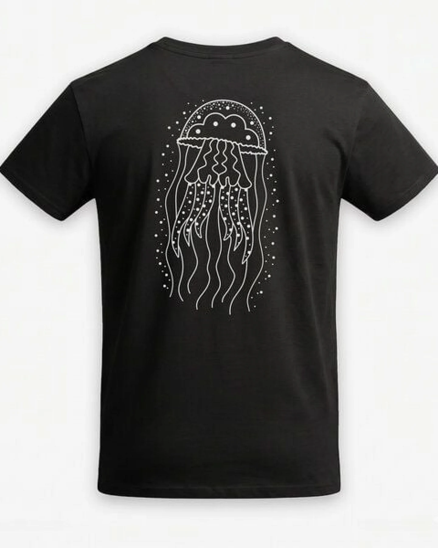 vis wear Qualle - Göttin im Ozean – Unisex Organic T-Shirt – Ansicht 2
