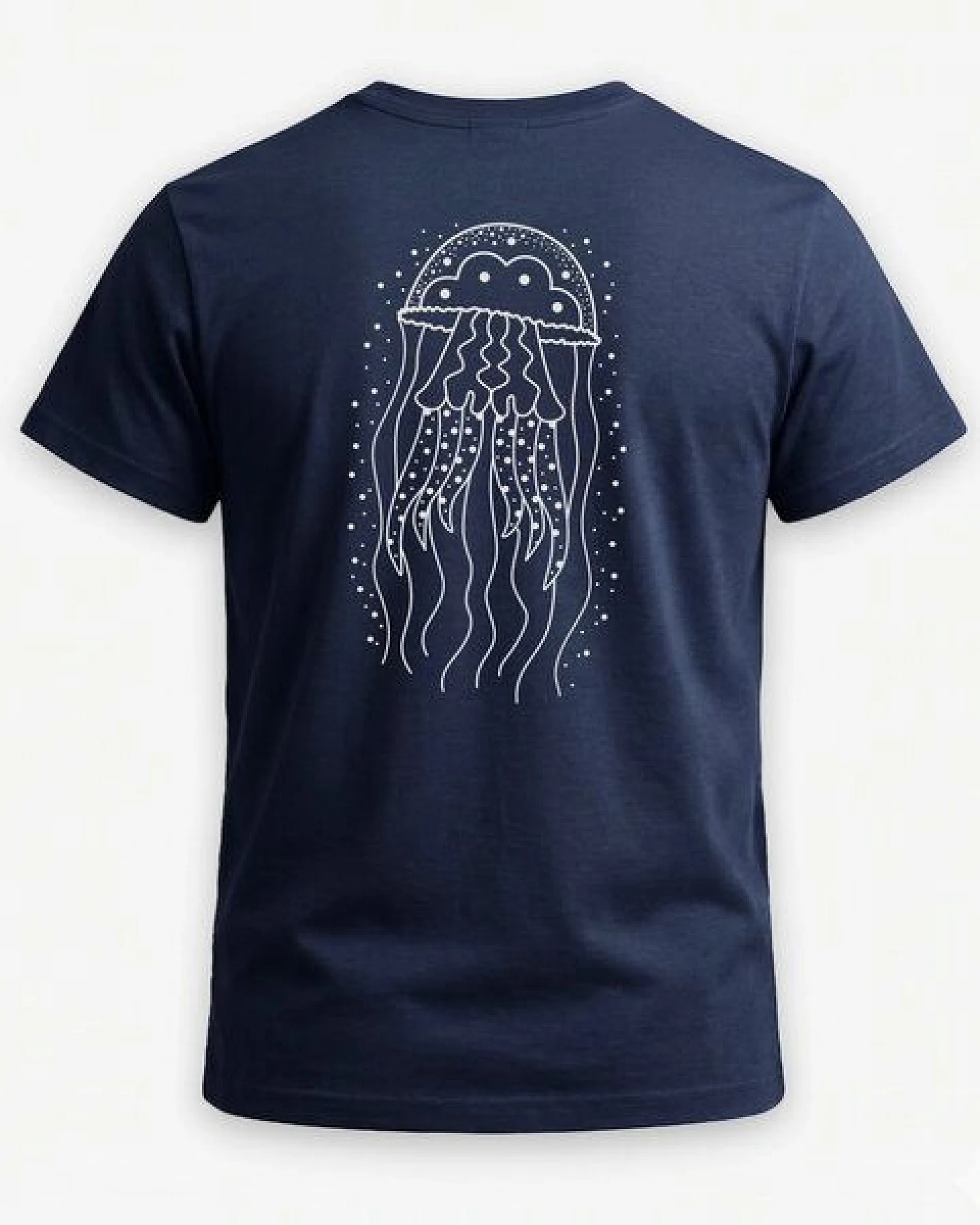 vis wear Qualle - Göttin im Ozean – Unisex Organic T-Shirt – Ansicht 3