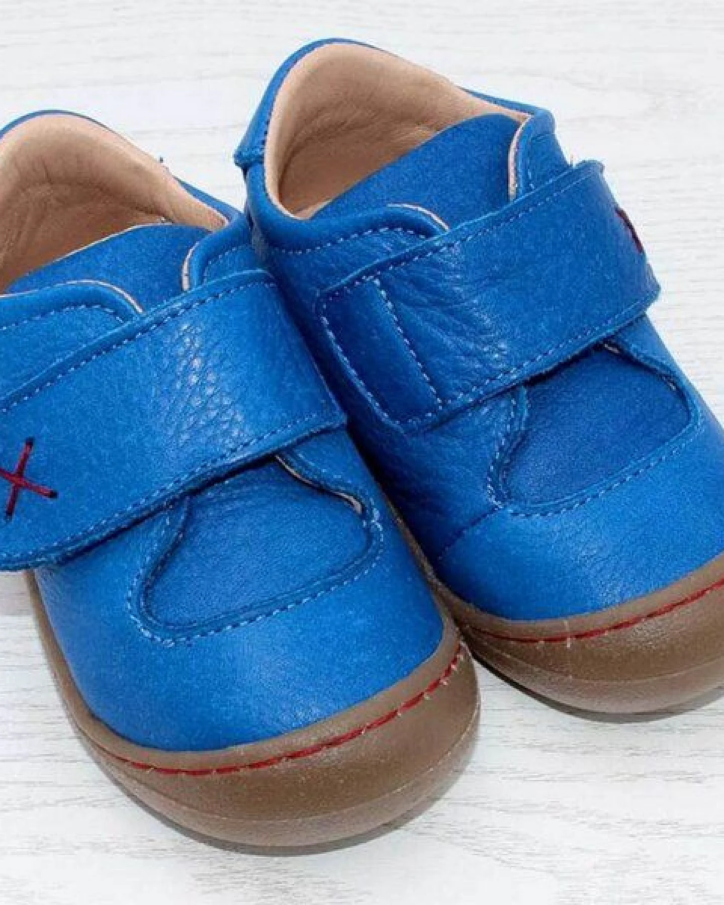 Pololo Halbschuh/ Lauflerner "Primero" aus pflanzlich gegerbtem Leder, Größen 20-27 – Ansicht 2