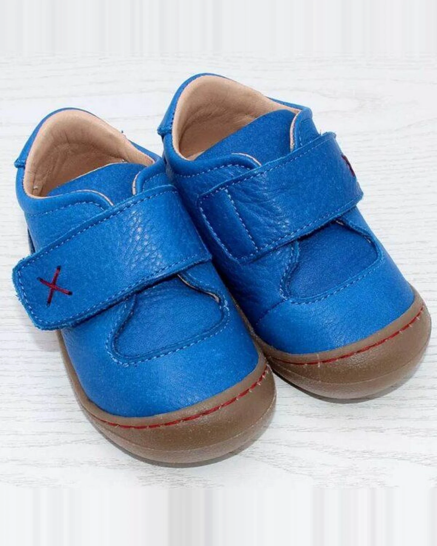 Pololo Halbschuh/ Lauflerner "Primero" aus pflanzlich gegerbtem Leder, Größen 20-27 – Ansicht 2