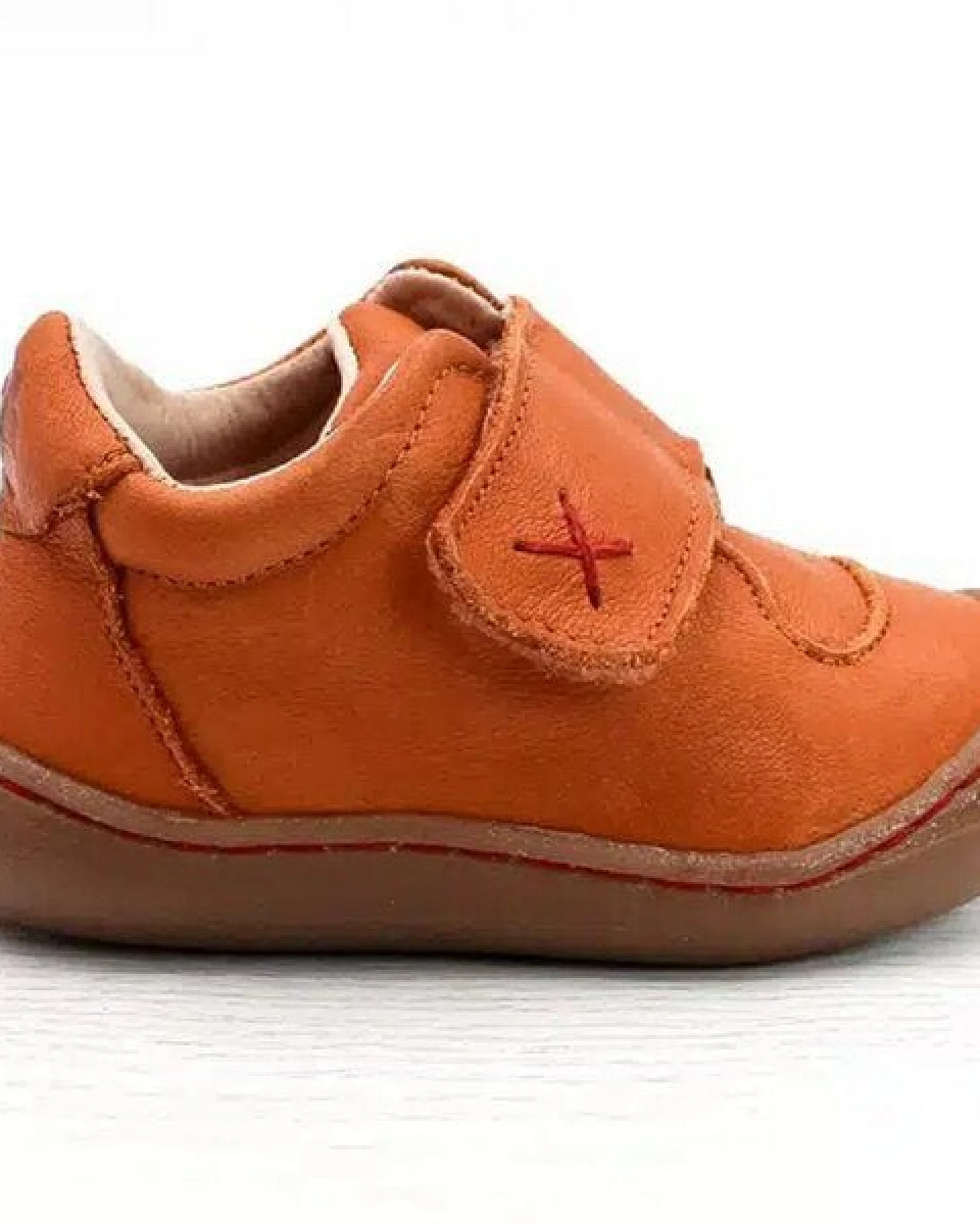 Pololo Halbschuh/ Lauflerner "Primero" aus pflanzlich gegerbtem Leder, Größen 20-27 – Ansicht 3