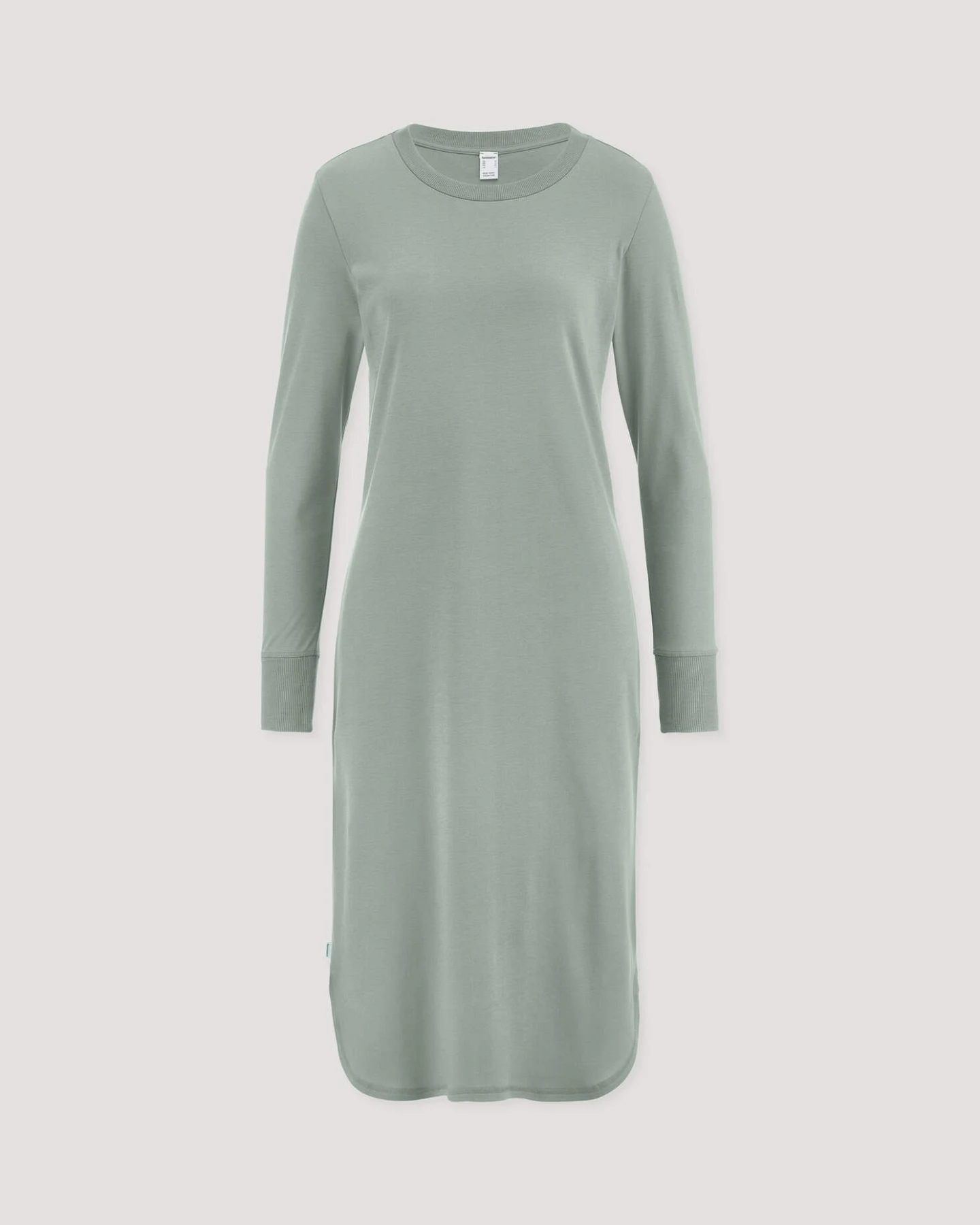 hessnatur Damen Nachthemd PURE COTTON aus Bio-Baumwolle - grün - Größe 38 – Ansicht 3
