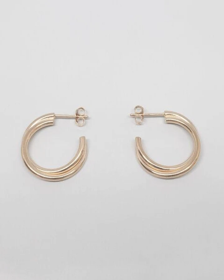 fejn jewelry Creole ´double hoop`