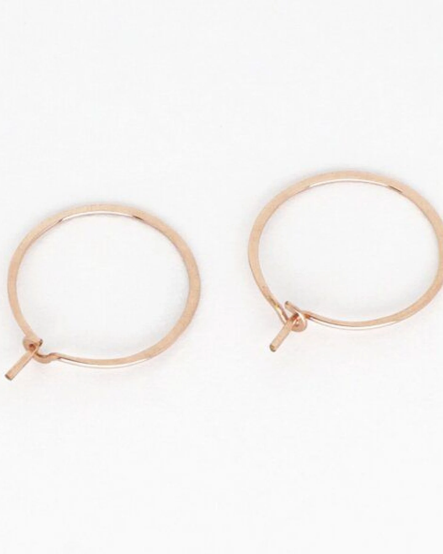 BELLYBIRD Jewellery CREOLEN - Kreis, gehämmert, S/M/L – Ansicht 3