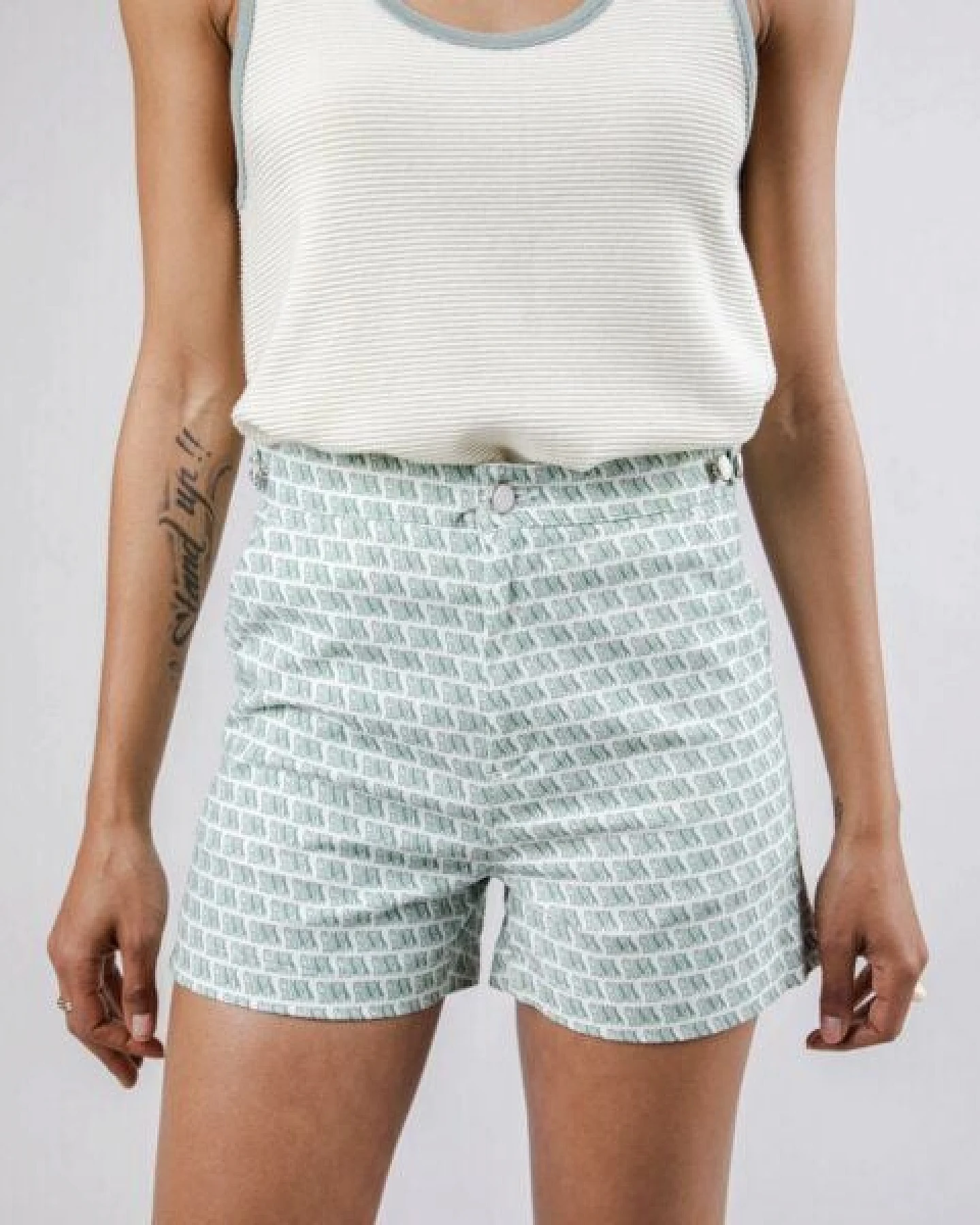 Brava Fabrics Guapa Lola Shorts White – Ansicht 2