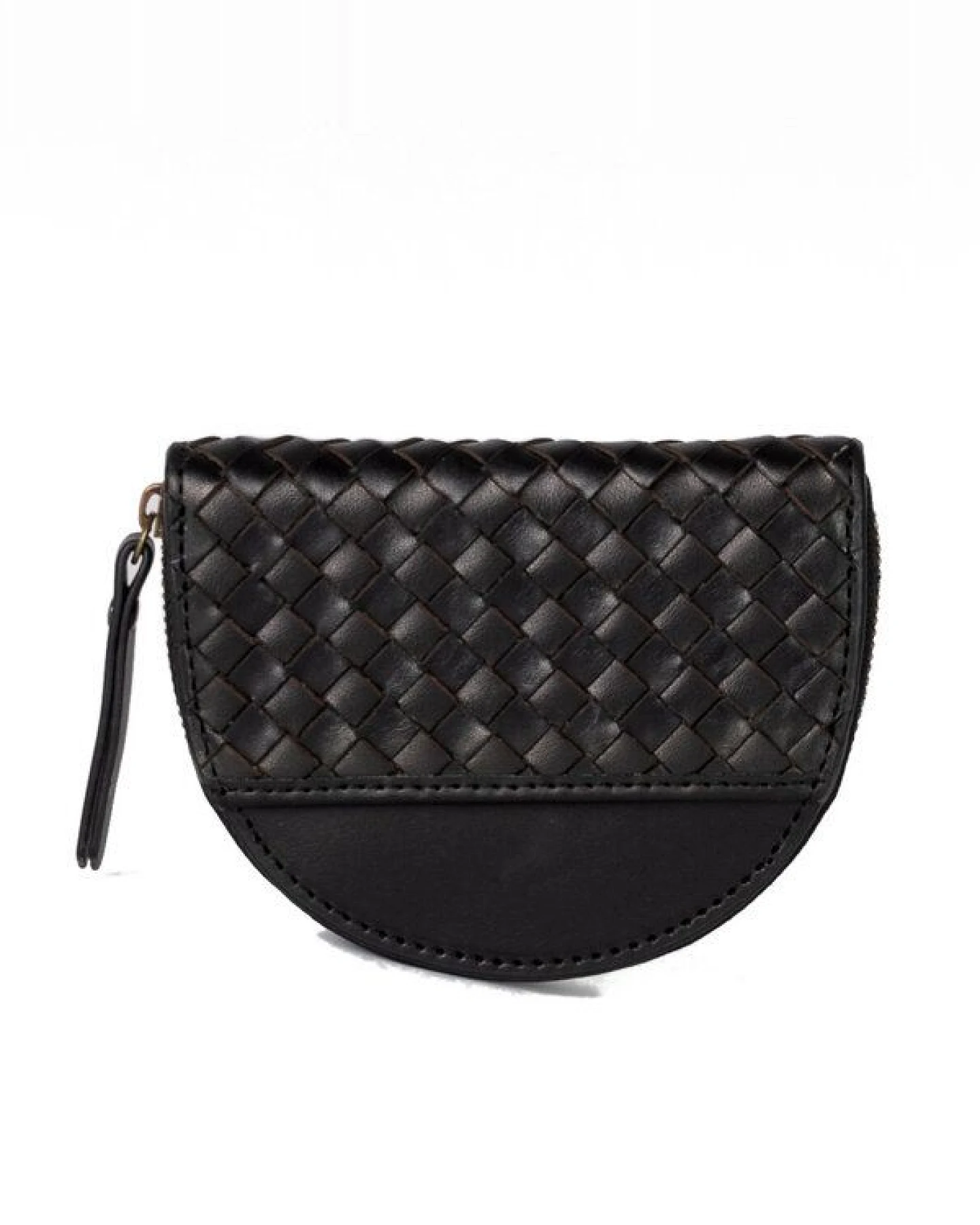 O MY BAG Laura Purse aus gewobenem Leder – Ansicht 2