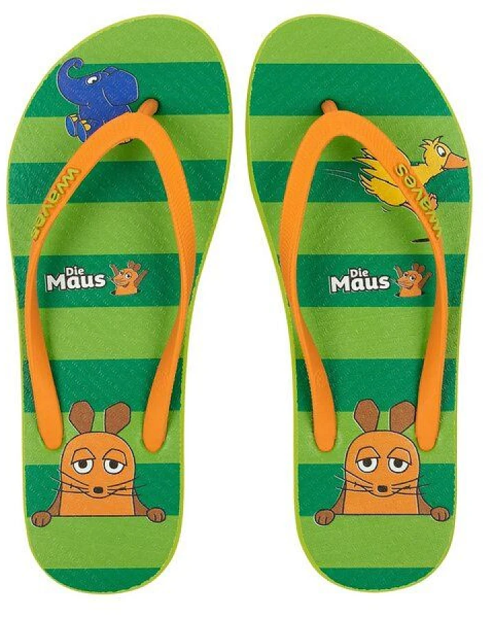 Waves Kinder Flip-Flops Die Maus „Drei Freunde“