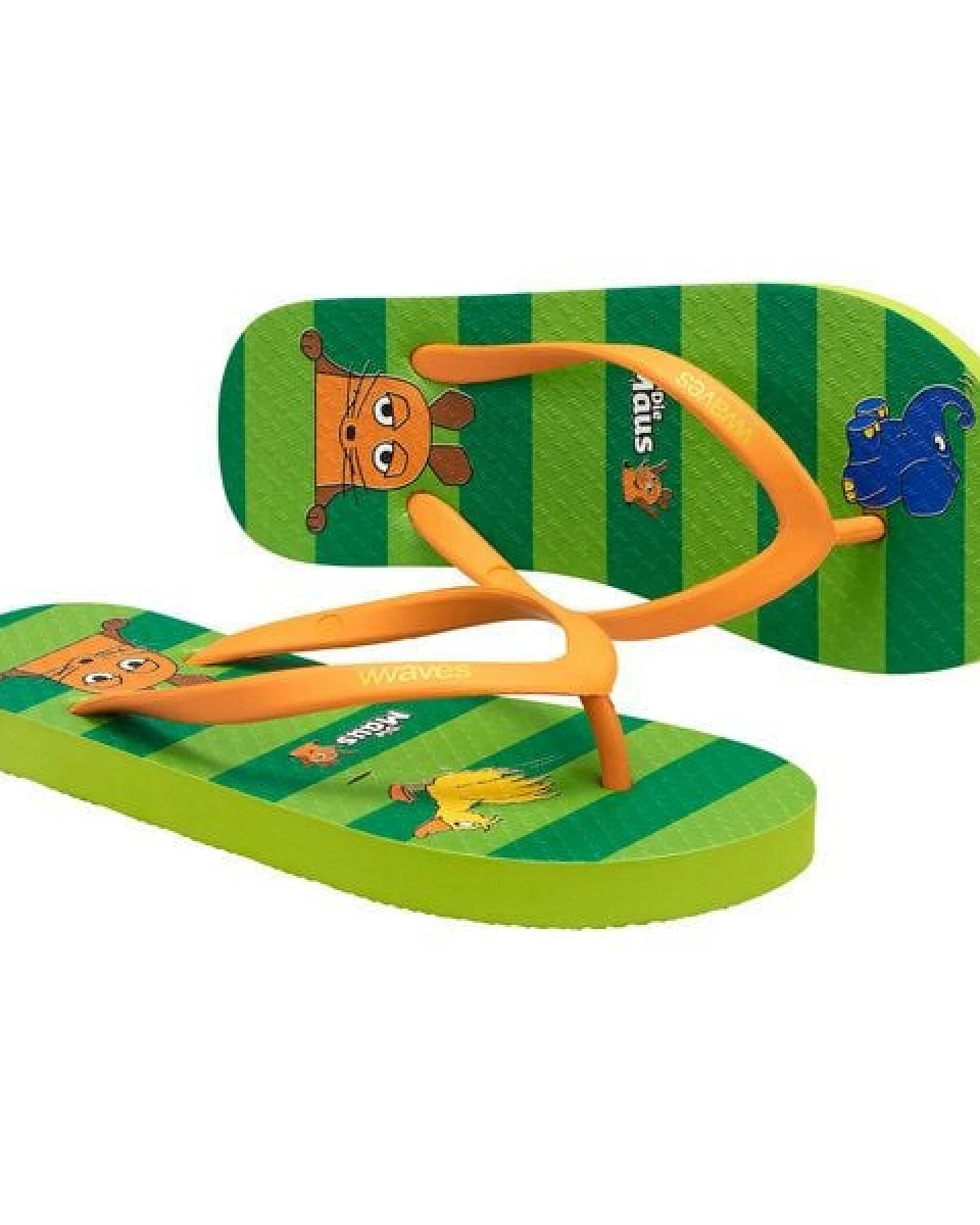 Waves Kinder Flip-Flops Die Maus „Drei Freunde“ – Ansicht 3