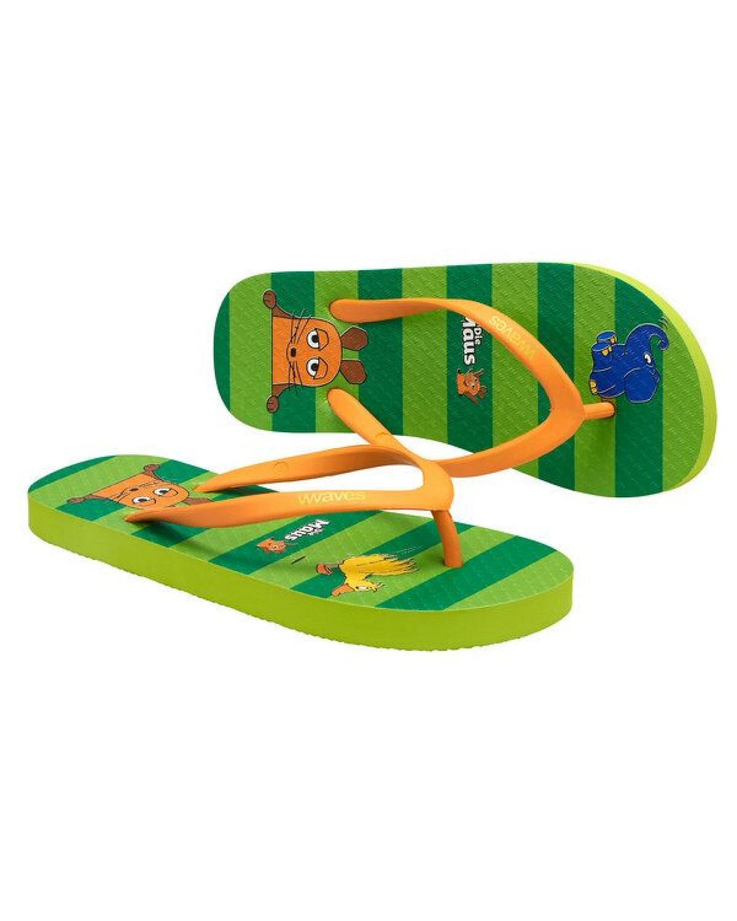 Waves Kinder Flip-Flops Die Maus „Drei Freunde“ – Ansicht 3