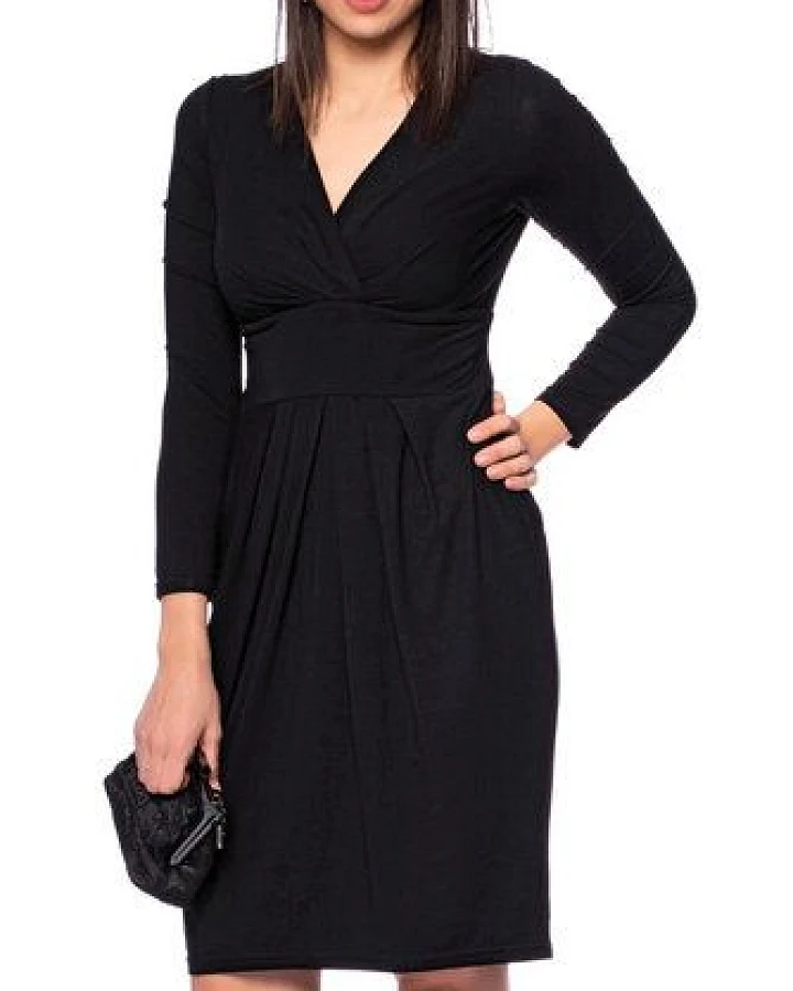 Ingoria DIANA Figurfreundliches Etui-Kleid mit Cache-Cœur-Ausschnitt