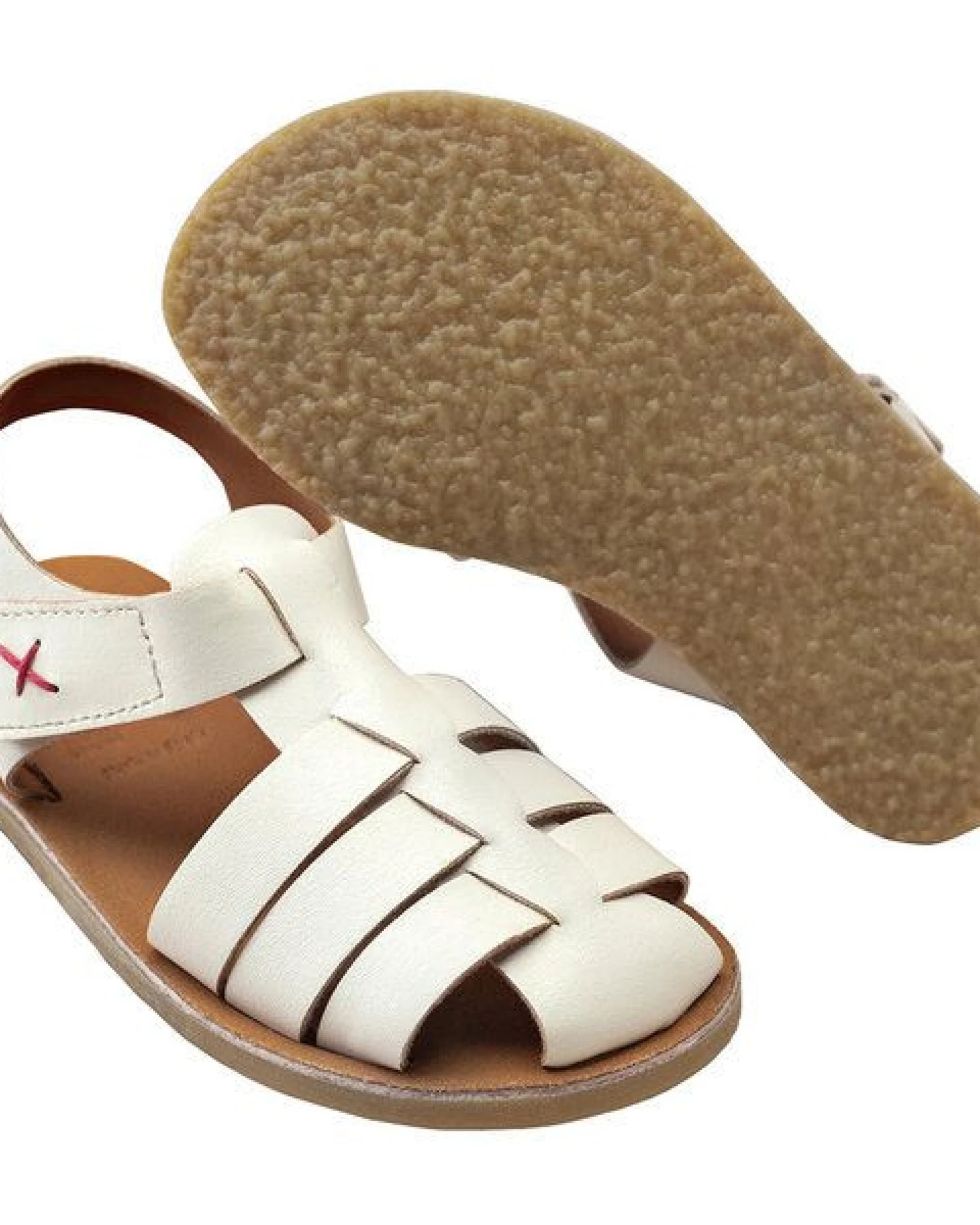 Pololo Vegane Sommersandale "Ibiza" aus einer Kaktus-Lederalternative, unisex, Gr. 20-34 – Ansicht 2