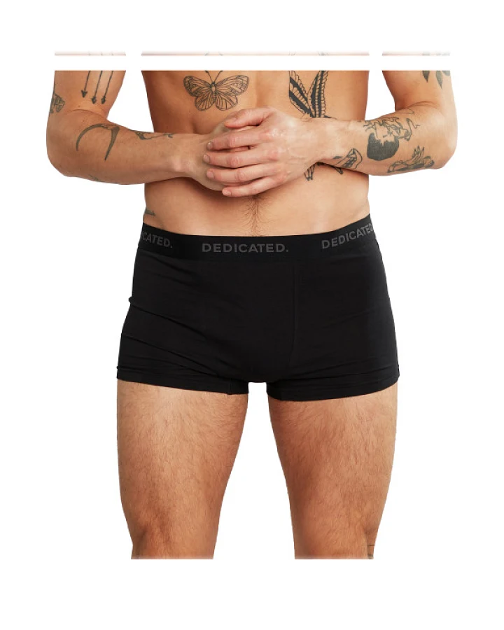 DEDICATED - Boxer Briefs Kalix Base 5-Pack - Alltagsunterwäsche Gr XS schwarz