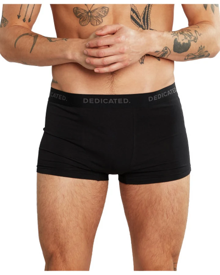 DEDICATED - Boxer Briefs Kalix Base 5-Pack - Alltagsunterwäsche Gr XS schwarz
