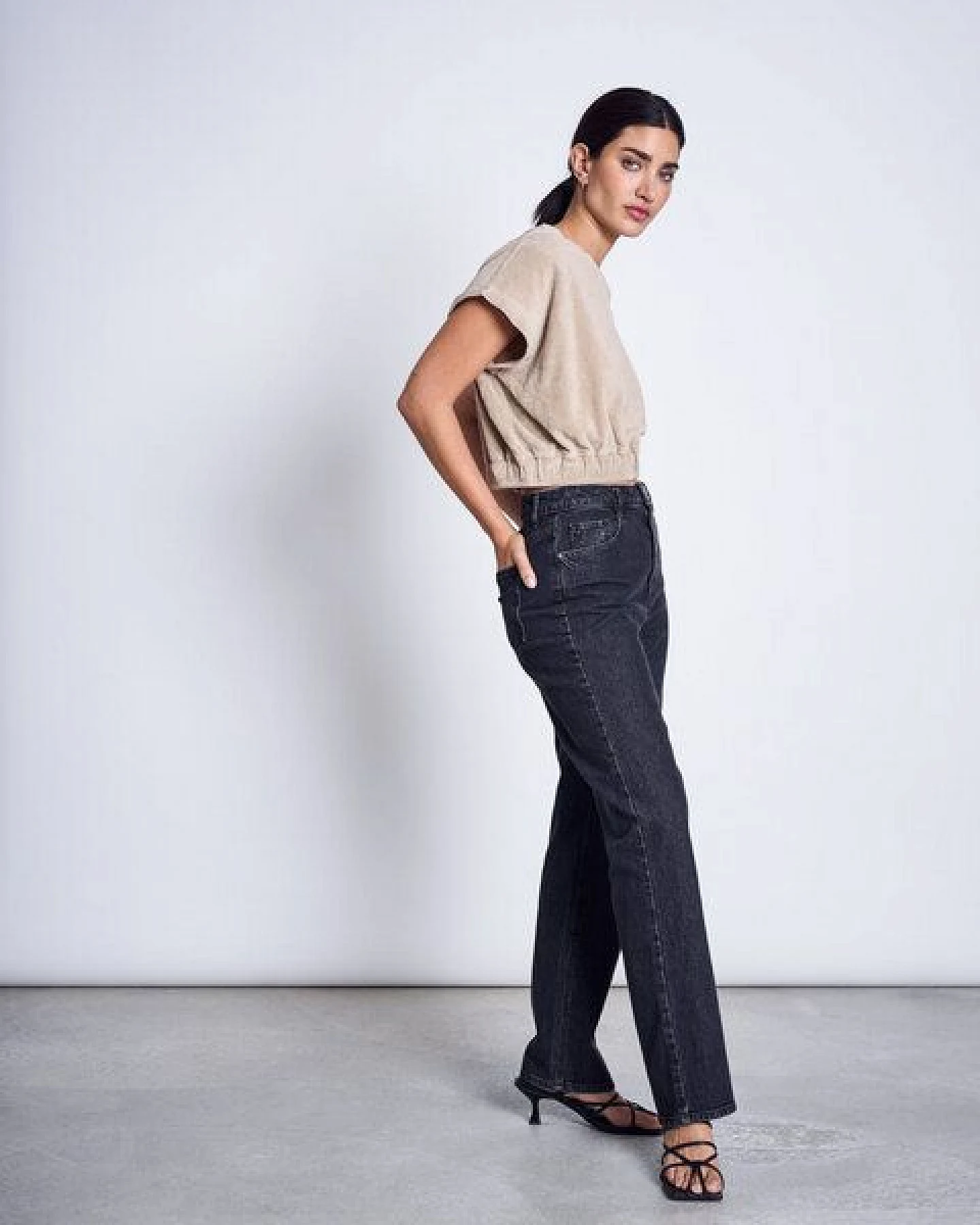 JAN N JUNE Top BLANCA Almond – Ansicht 2