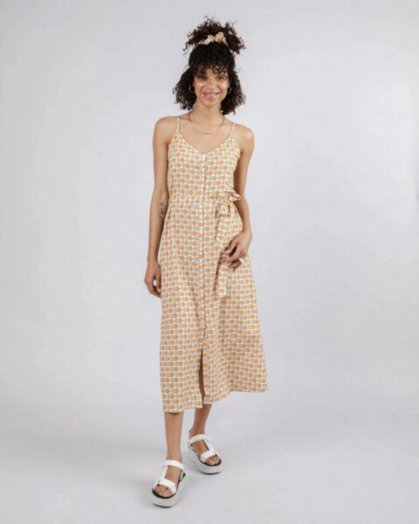 Brava Fabrics Eclipse Träger-Kleid Sand – Ansicht 2