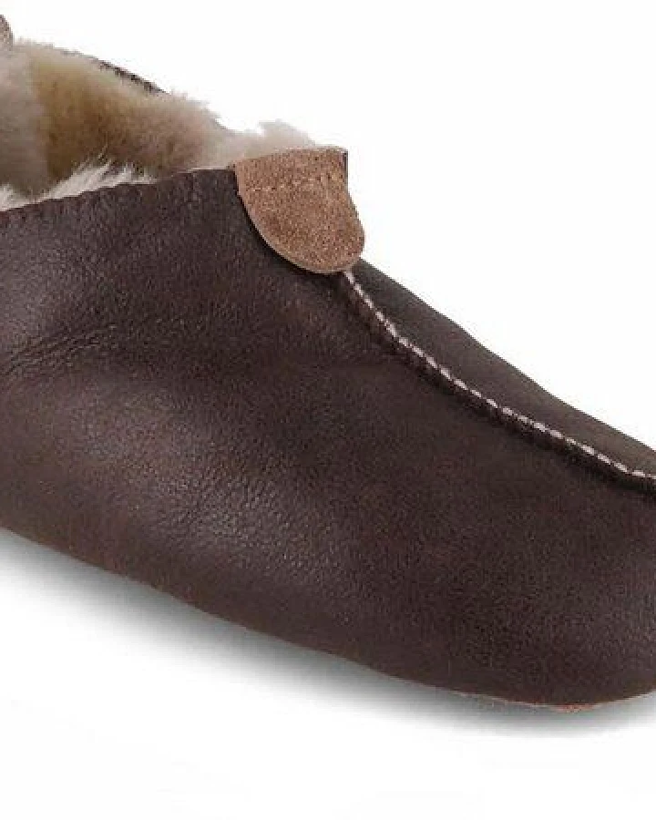 Lammbock® Warme Lammfellhausschuhe 'Texel'
