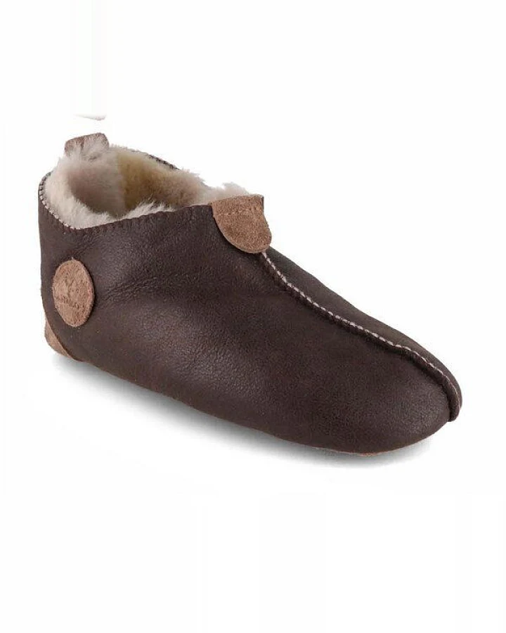 Lammbock® Warme Lammfellhausschuhe 'Texel'