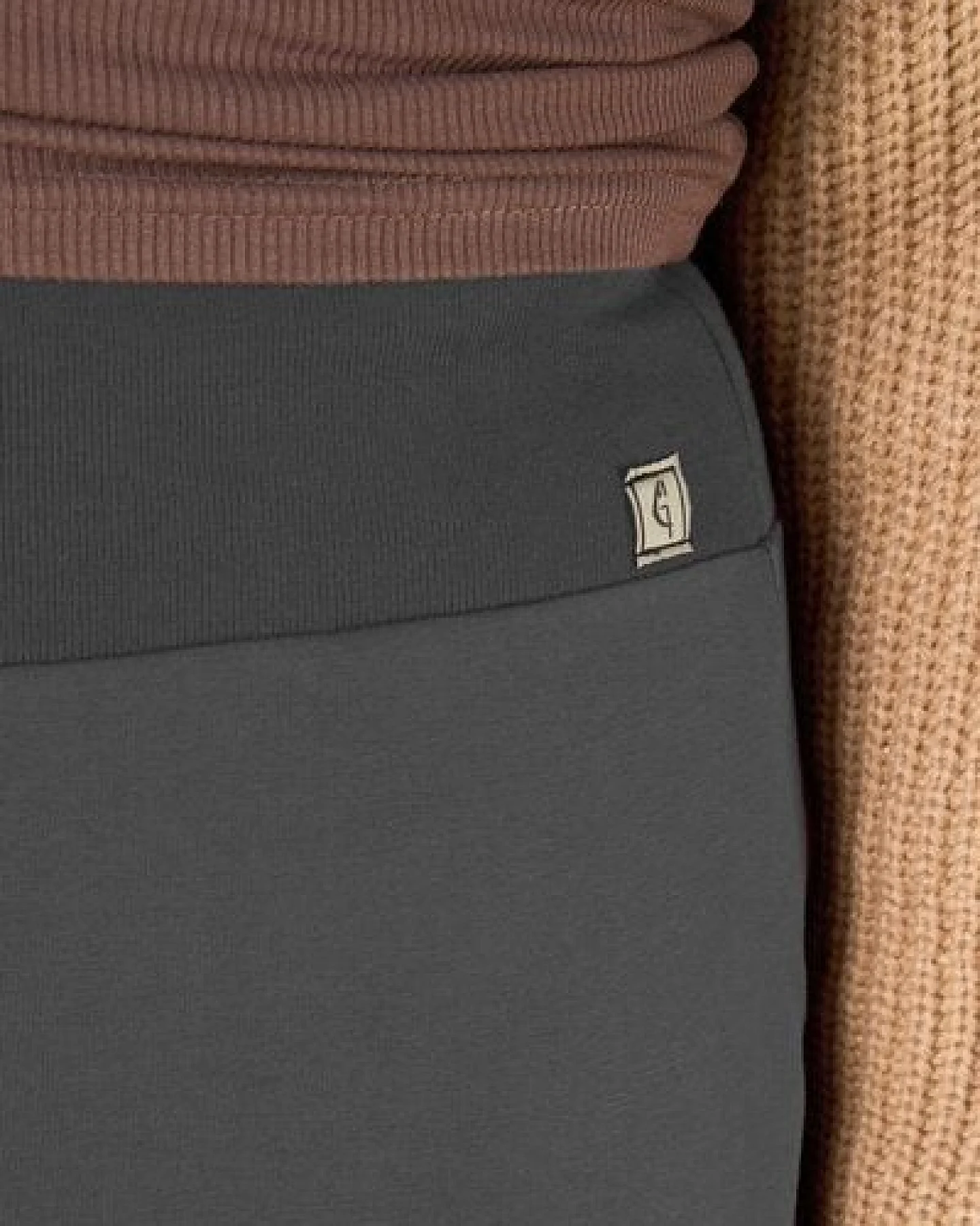 La Gitana Midirock - A-Linien Damen Rock aus Bio-Baumwolle. Modell: "Anella" – Ansicht 3