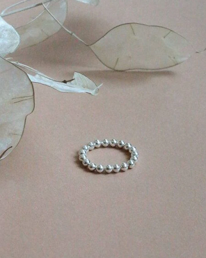 pikfine flexibler Ring "Jara" // silber