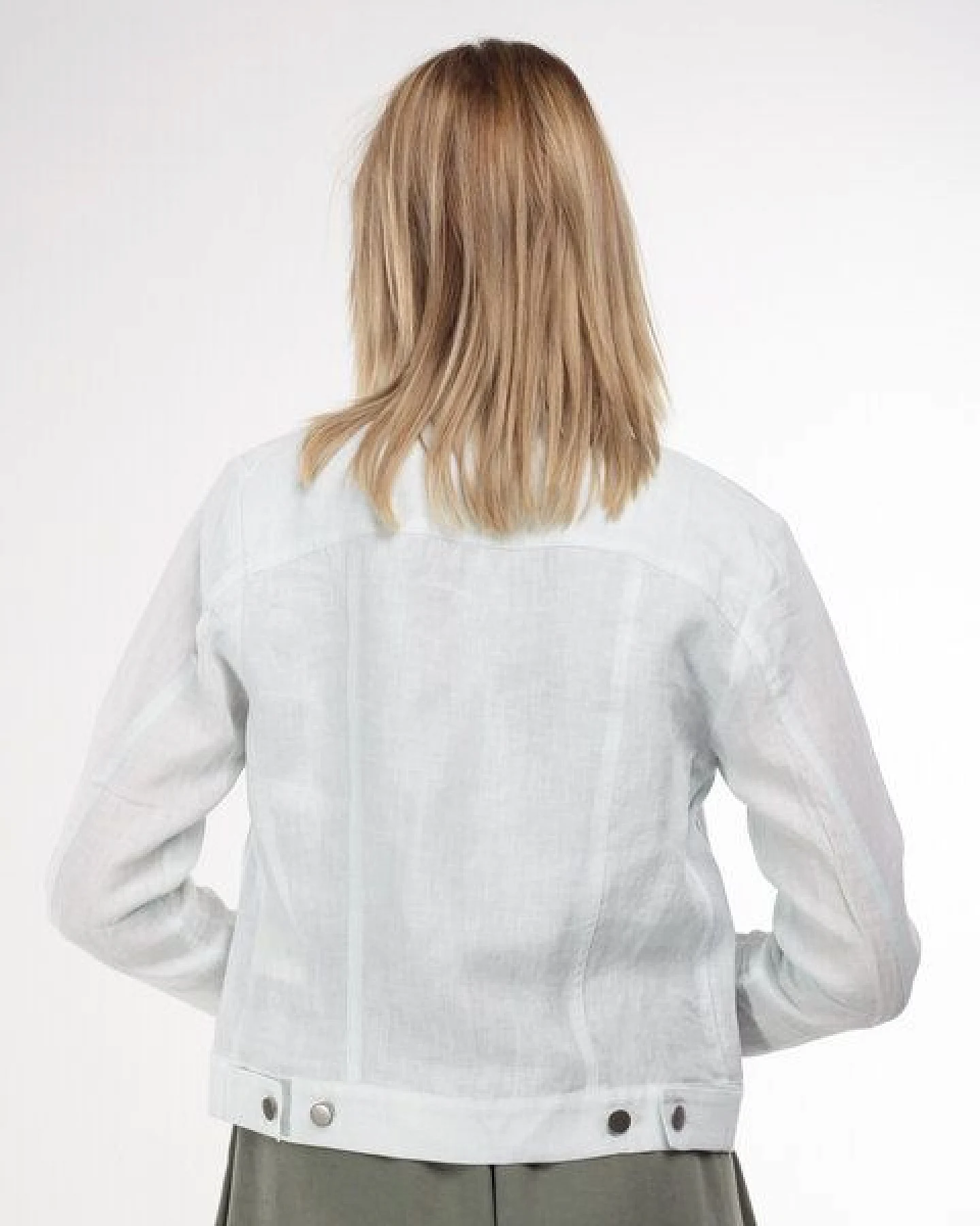 Alma & Lovis Kurzjacke aus reinem Leinen – Ansicht 4