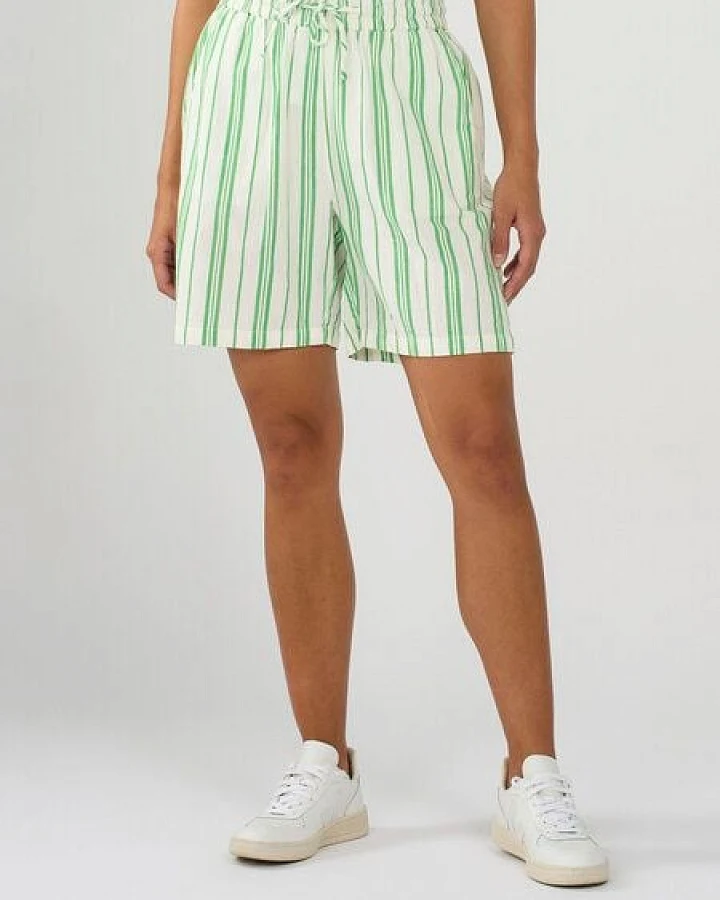 KnowledgeCotton Apparel Cotton elastic waist shorts