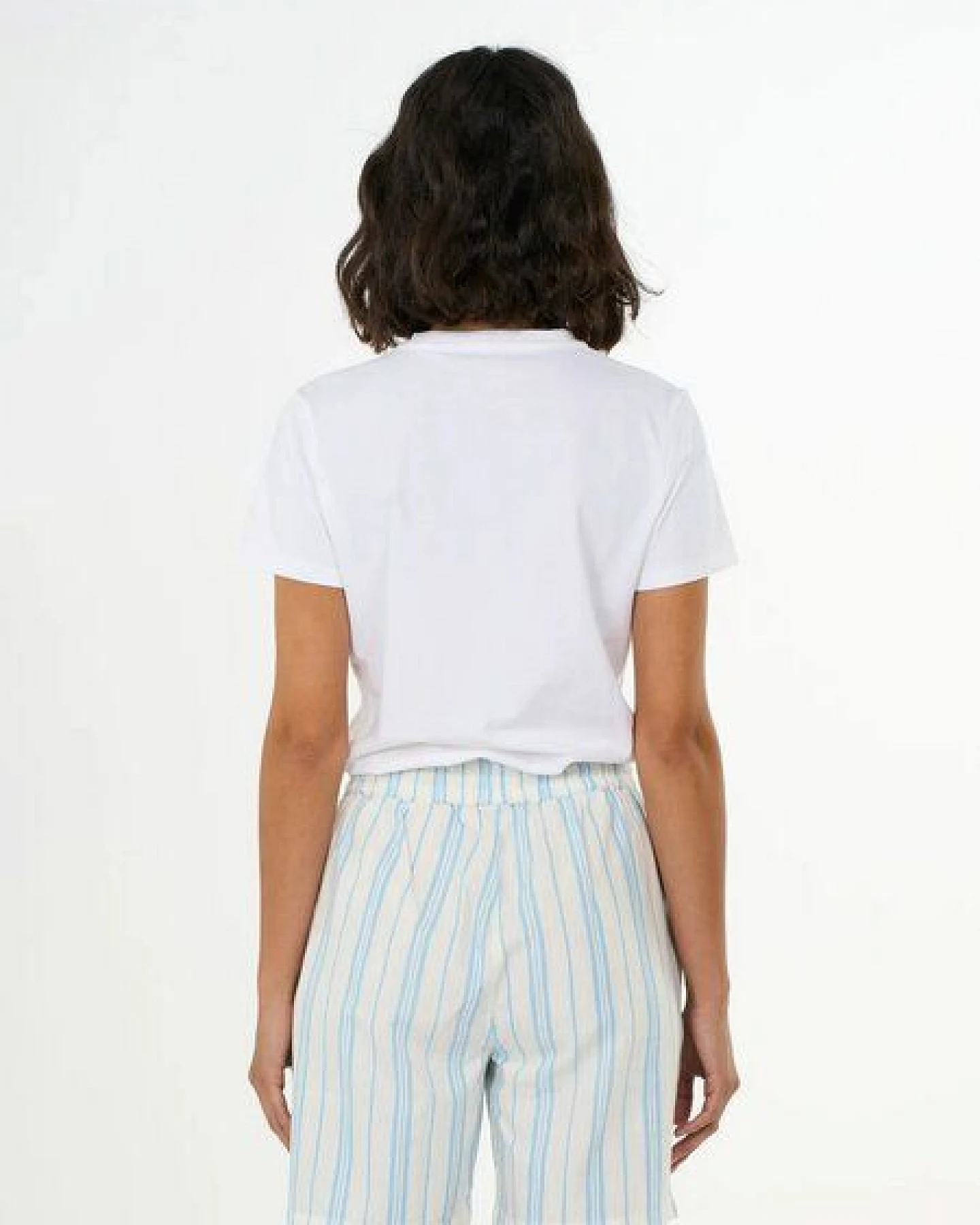 KnowledgeCotton Apparel Cotton elastic waist shorts – Ansicht 2