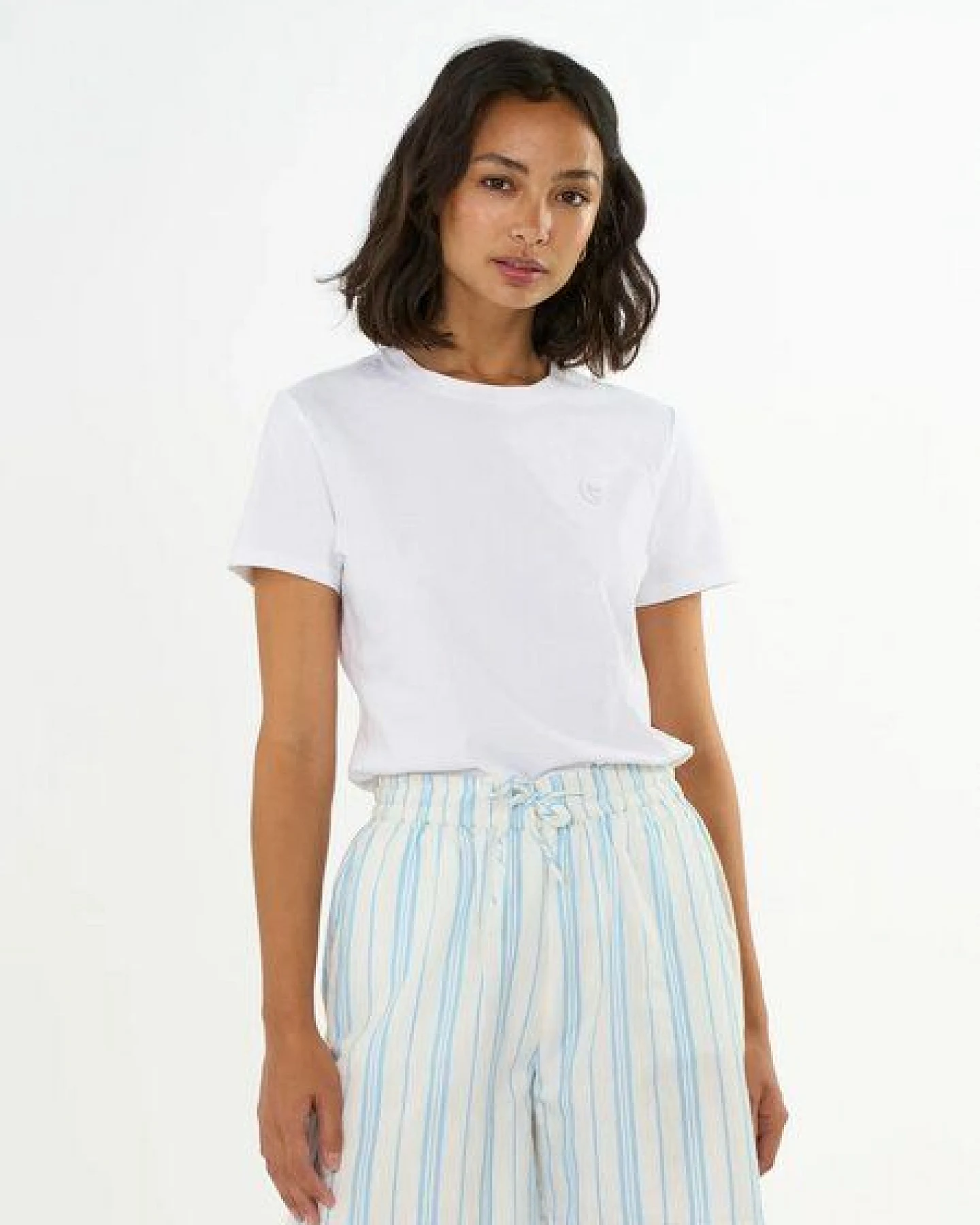 KnowledgeCotton Apparel Cotton elastic waist shorts – Ansicht 3
